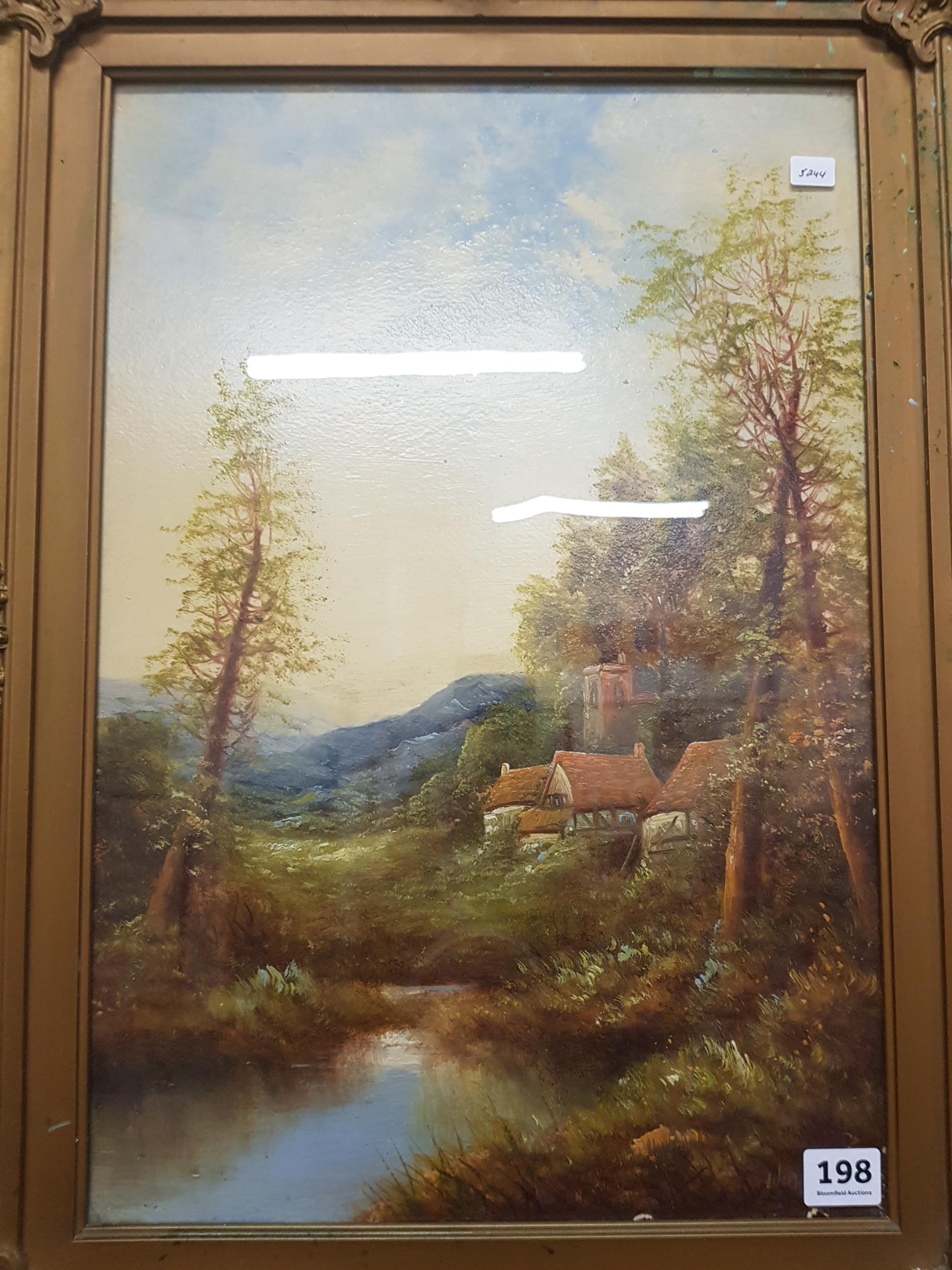 ANTIQUE FRAMED OIL