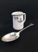 RARE BELFAST CENTRAL ADVERTISING JUG & LARGE SPOON