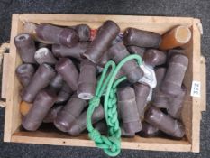 CRATE OF LARGE QUANTITY OF RUBBER BULLETS