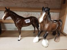 BESWICK & ROYAL DOULTON HORSES