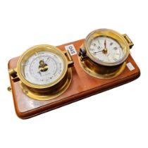 CLOCK BAROMETER SET