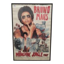 ORIGINAL BRUNO MARS POSTER - THE MOONSHINE JUNGLE TOUR