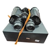 CASED BINOCULARS & 1 OTHER SET