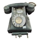 OLD BAKALITE (BLACK) TELEPHONE