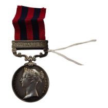 INDIA GENERAL SERVICE MEDAL - 1 BAR = BURMA 1885-7 TO 761 PTE A.MCINTYRE 2ND BN. R.SCO.FUS