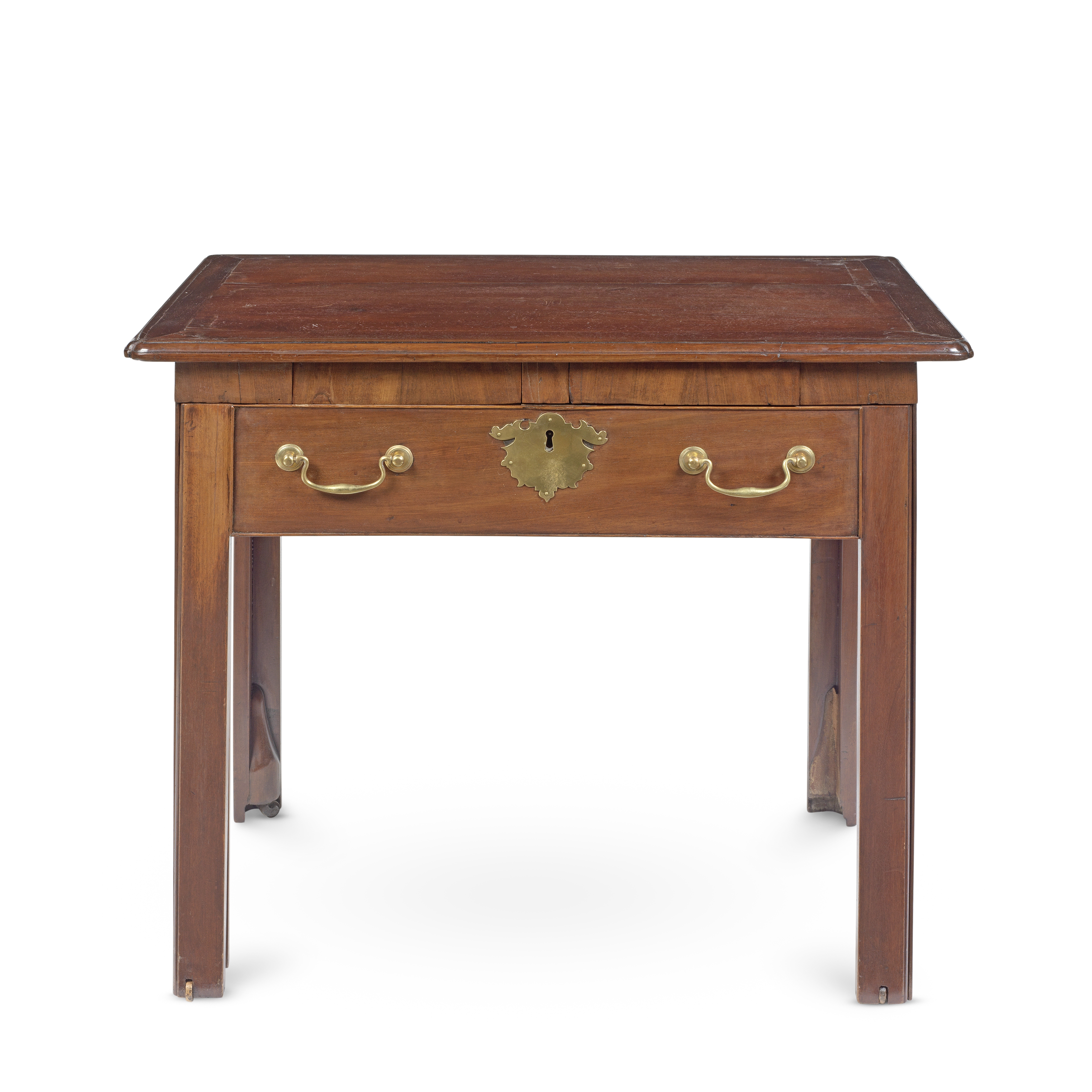 A GEORGE III MAHOGANY WRITING TABLE