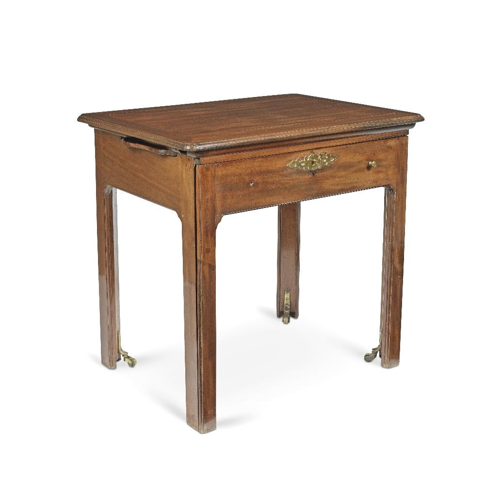 A GEORGE III MAHOGANY ARCHITECT'S TABLE - Image 2 of 2