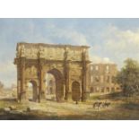 Jacob George Strutt (British, 1790-1864) The Arch of Constantine, Rome