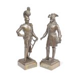 CHARLES CURRY (AMERICAN) A pair of bronzes of British Army Lifeguards (2)