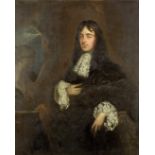 Circle of Sir Peter Lely (Soest 1618-1680 London) Portrait of a gentleman, three-quarter length,...