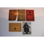 Five motorcycle printed booklets and leaflets, (5)