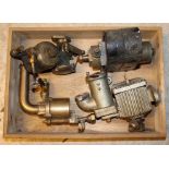 Three carburettors and a magneto, (4)