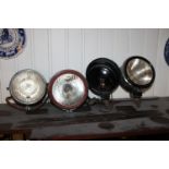 Four Bosch electric lamps, (4)