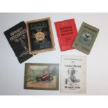 Six motorcycle sales brochures, (6)