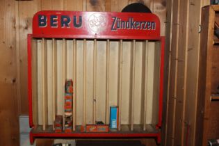 A Beru Z&#252;ndkerzen, point of sale display rack, (Qty)