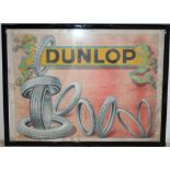 A Dunlop poster, Belgian,