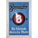 A Brennabor enamel sign, (4)