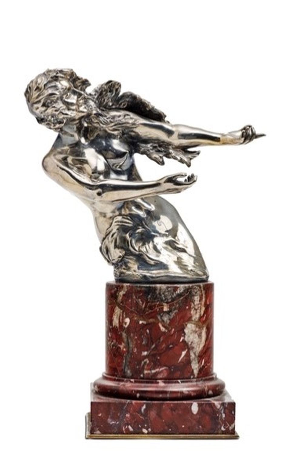 Georges COLIN (1876- 1917) The Mermaid H :16,55 cm, with base: 27,5 cm.