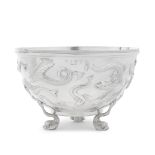 An Irish oriental style silver bowl Sharman D Neill, Dublin 1905, incuse stamped 'S. D. NEILL'