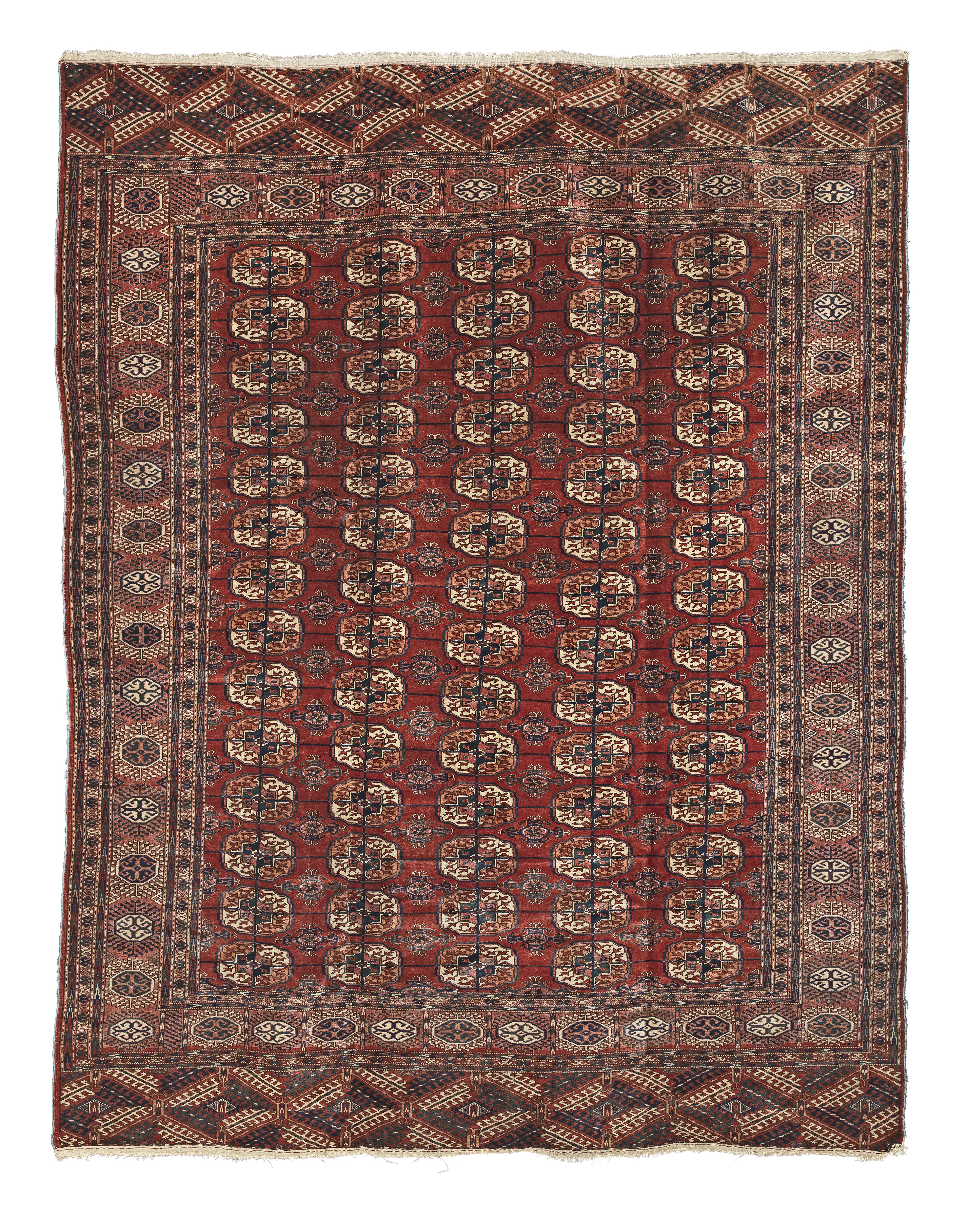 A Turkmen Tekke rug 282cm x 221cm