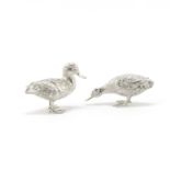 A pair of silver ducks B S E Products, London 2018 (2)