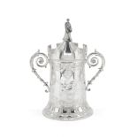 A Victorian silver 'Chess' trophy cup Martin, Hall & Co., Sheffield 1891
