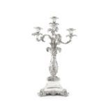 A monumental presentation four light candelabrum John Mortimer & John Samuel Hunt, London 1840