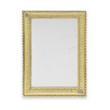 A mid 19th century French gilt bronze easel-back photograph or mirror frame the rear engraved PI...