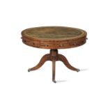 A Regency mahogany drum top table Circa 1815