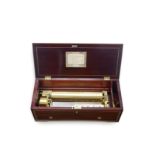 A Fine Nicole Freres Key-Wind Two-Per-Turn Cylinder Musical Box, Swiss, Third Quarter 19th Century,
