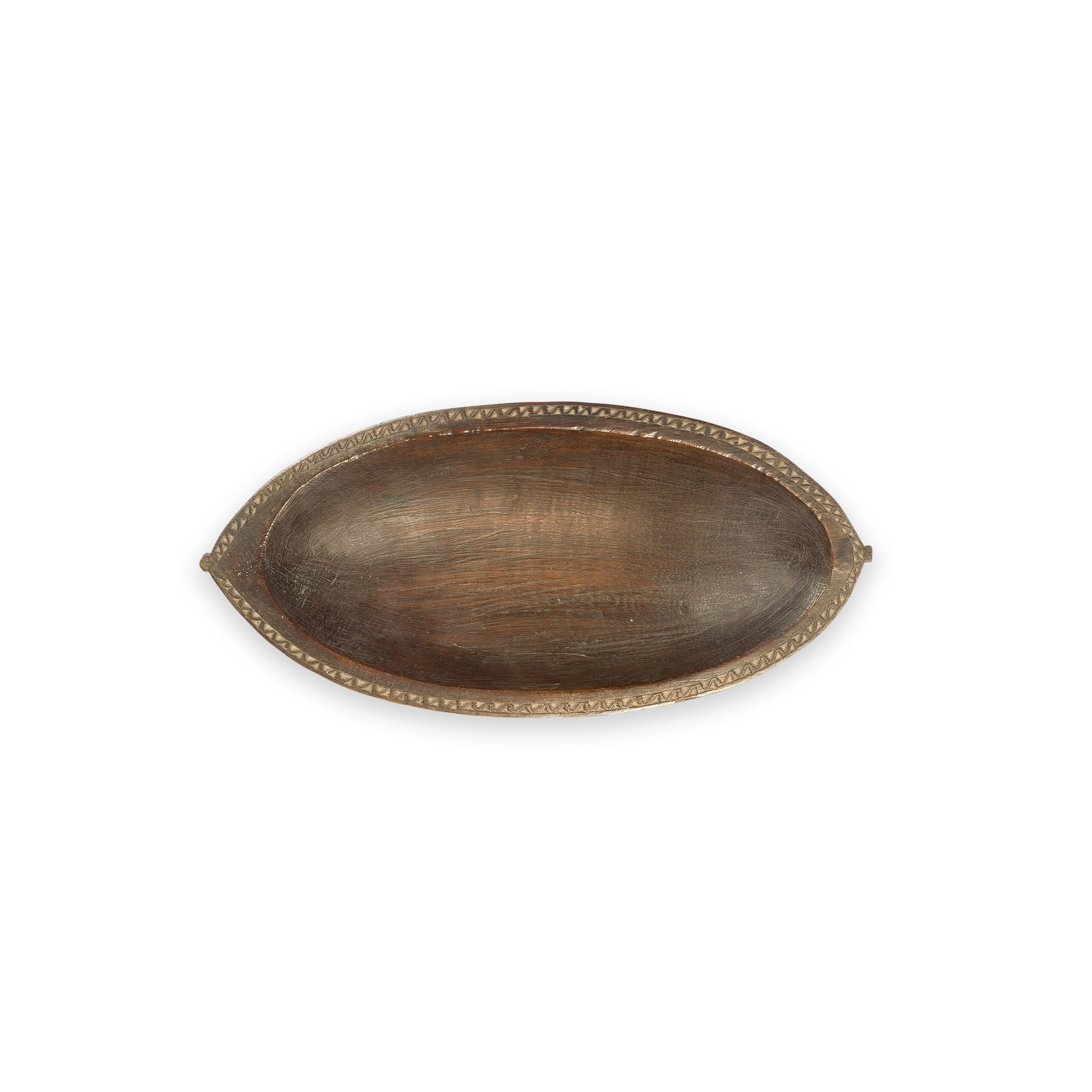 An Admiralty Islands carved hardwood plate or dish possibly late 19th / early 20th century