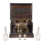 A Napoleon III thuyawood, ebonised and 'bois durci' liqueur cabinet by Charles-Guillaume Diehl (...