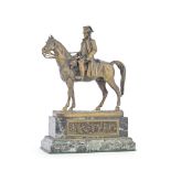 Emile Pinedo (French, 1840-1916): An equestrian bronze of Napoleon