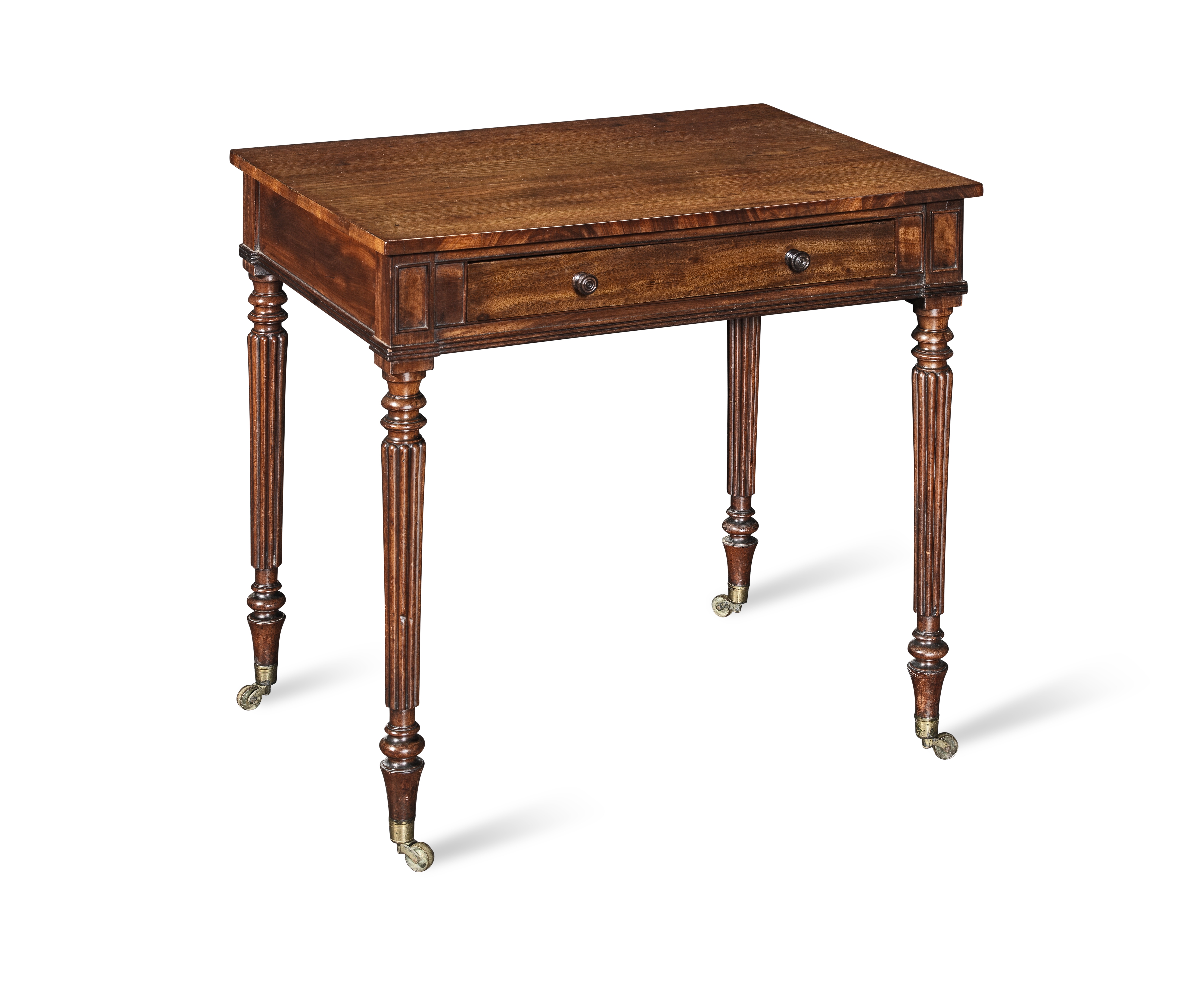 A Regency mahogany side or chamber table in the manner of Gillows