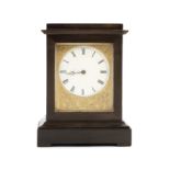 A mid 19th century mahogany mantel timepiece the movement signed V.A.P. Brevette and numbered 901