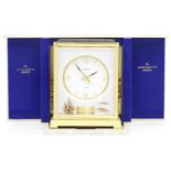 A mid-20th century Jaeger Le Coultre 'Marina' Atmos Clock signed Jaeger-Le Coultre, Calibre 526-5