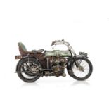 1912 BAT 964cc Model 3 V-twin Motorcycle Combination Frame no. None Visible Engine no. 16805