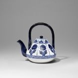 Dr Christopher Dresser: Made by Minton Aesthetic Movement teapot with cover, 1879