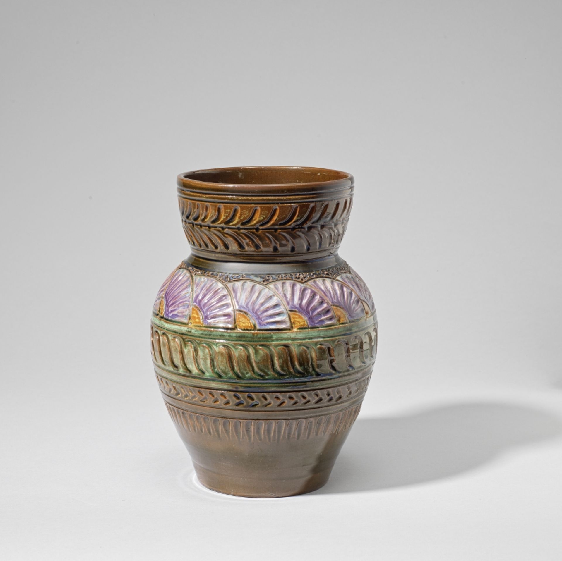 Dr Christopher Dresser: Made by Linthorpe Pottery Vase, circa 1880