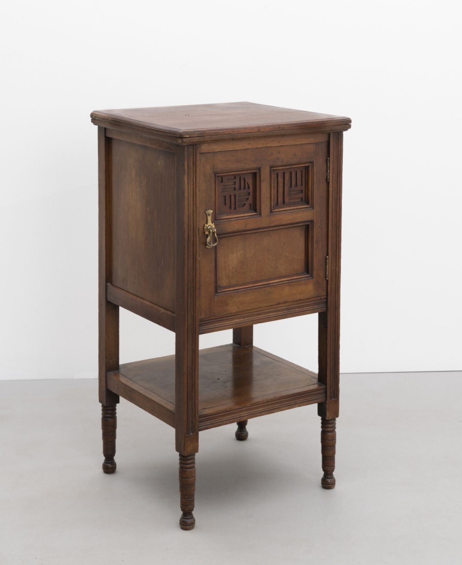 Aesthetic Movement Bedside cupboard, circa 1880