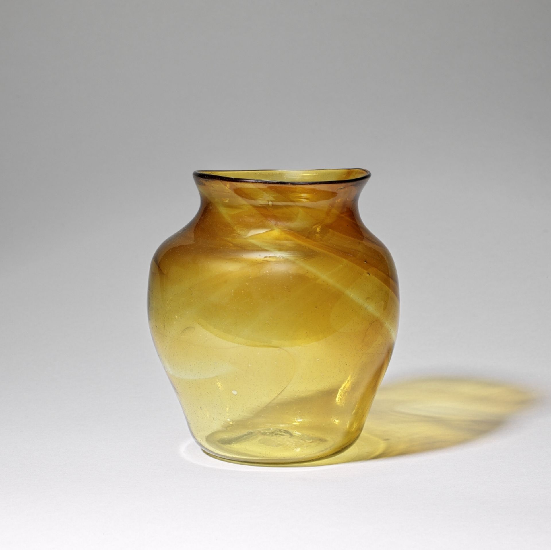 Attributed to Dr Christopher Dresser and James Couper & Sons 'Clutha' vase, circa 1895