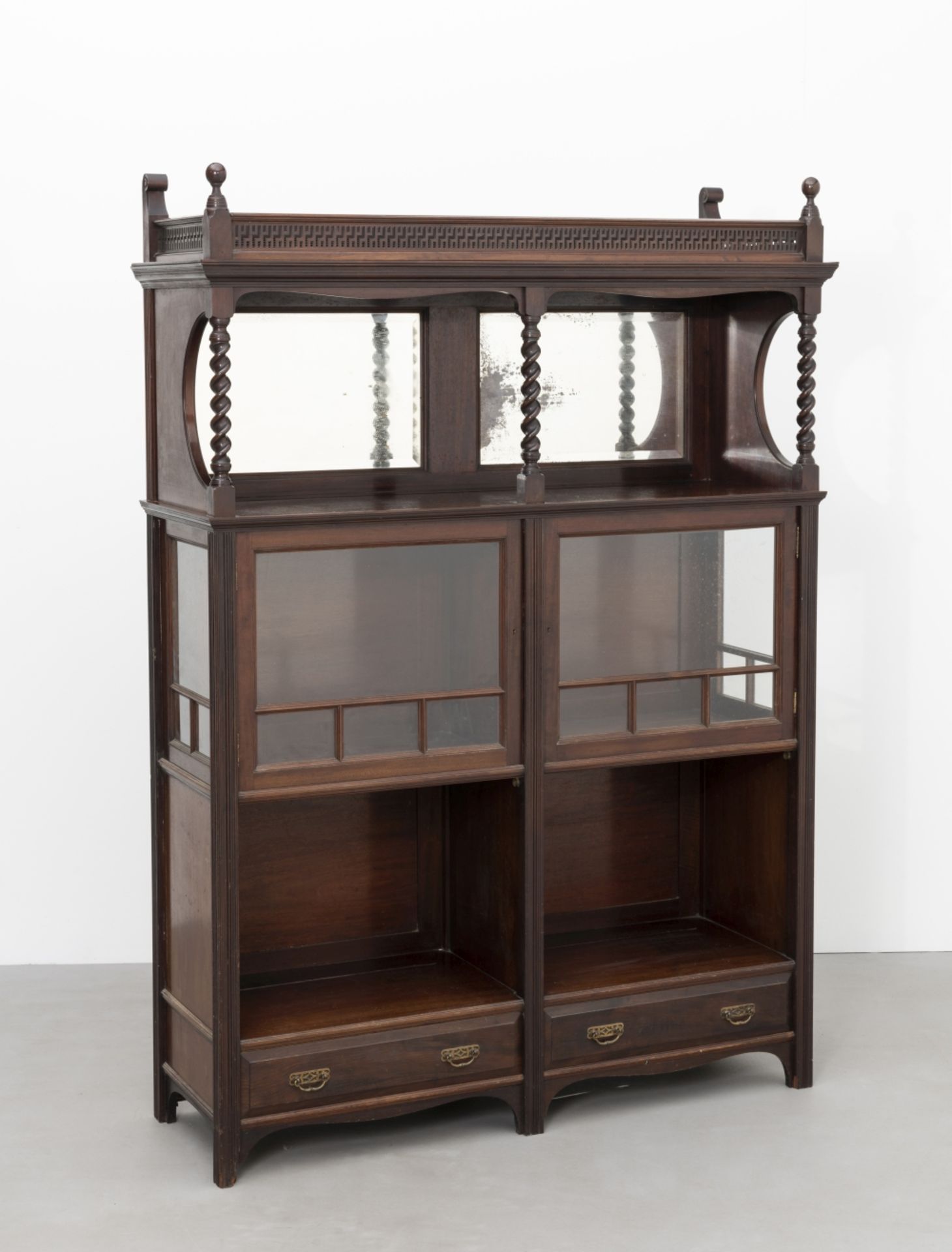 Attributed to Philip Webb for Morris & Co. Collector's cabinet, circa 1880