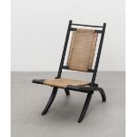 Attributed to E.W. Godwin: Possibly manufactured by William Watt Folding chair, circa 1870