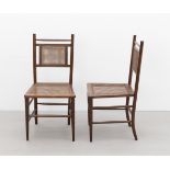 E.W. Godwin Pair of cane chairs, circa 1867-1885