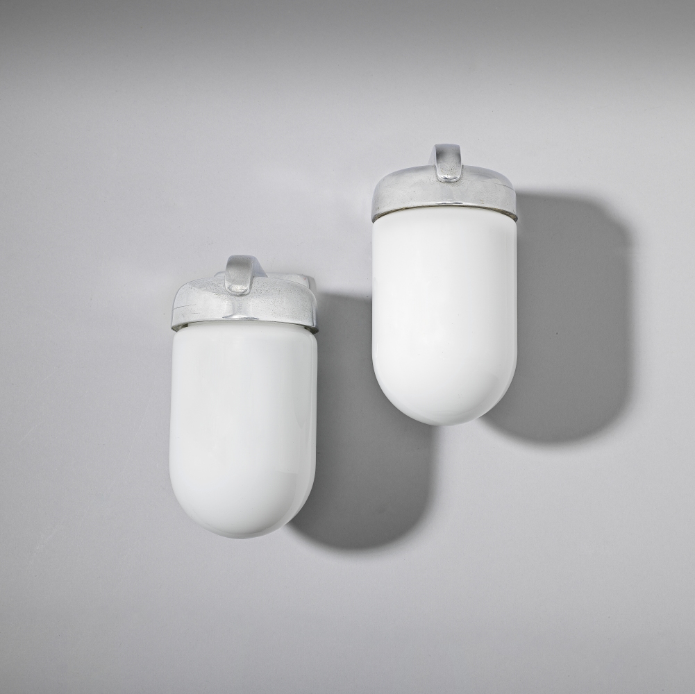 After Serge Chermayeff Pair of Modernist wall lights, circa 1935