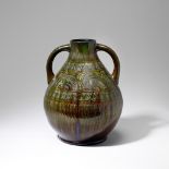 Dr Christopher Dresser: Made by Linthorpe Pottery Twin-handled vase, circa 1880