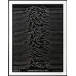 Joy Division 'UNKNOWN PLEASURES' promotional poster, 1979