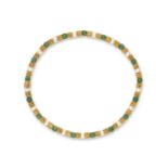 COLLIER PERLES DE CULTURE ET AVENTURINE