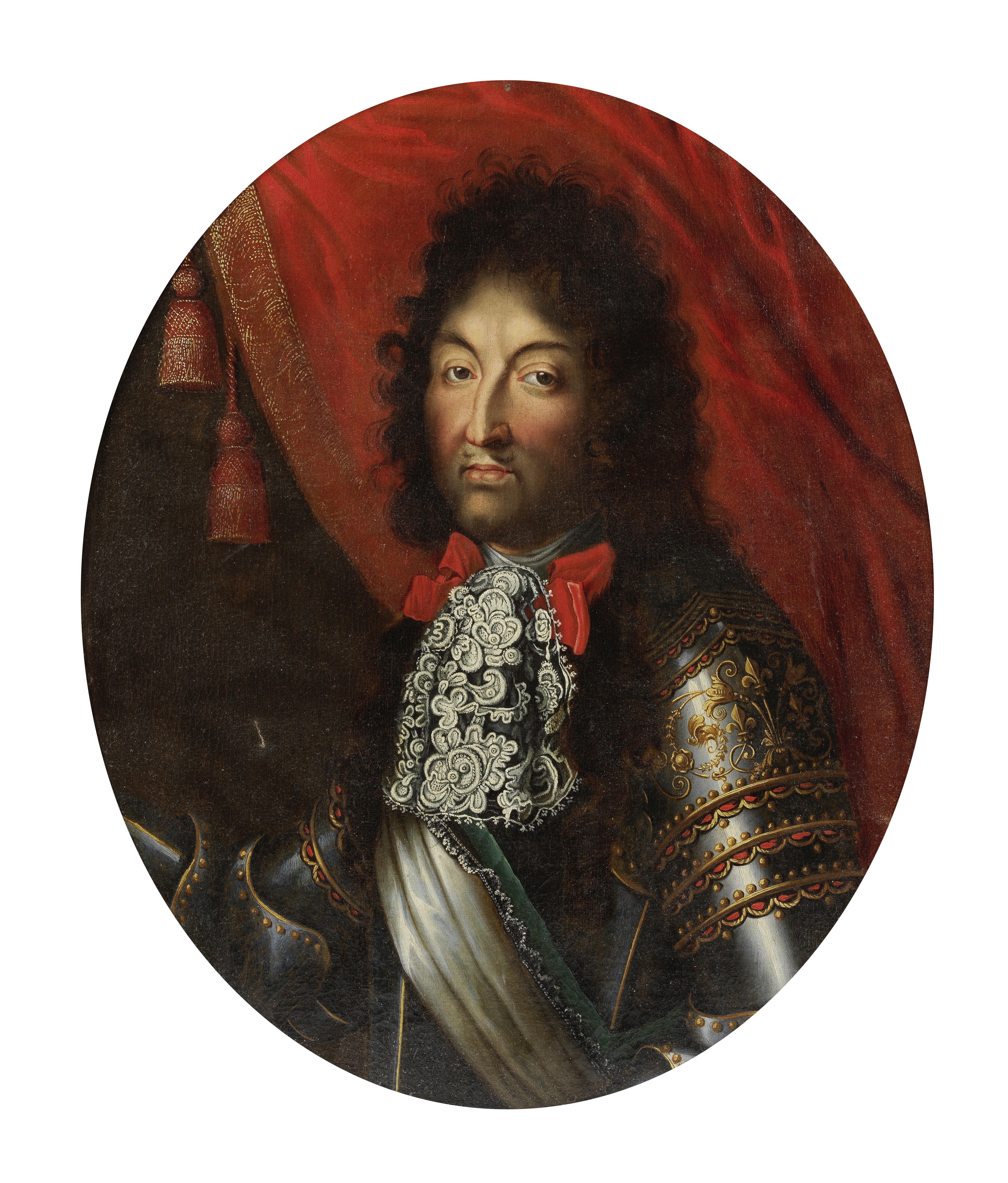 ECOLE FRANCAISE DU XVIIIe SIECLE Portrait de Louis XIV