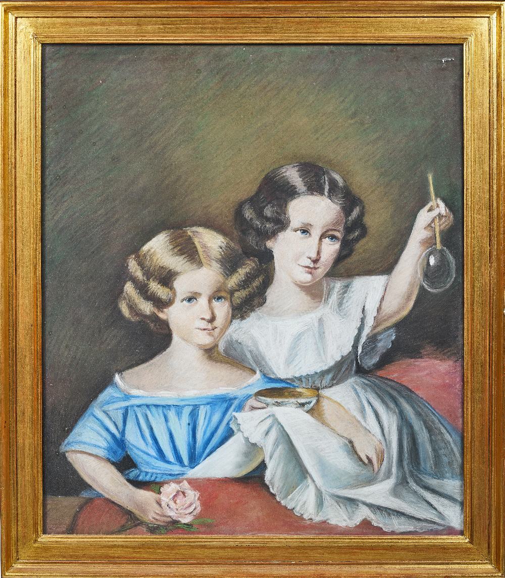 ECOLE FRANCAISE, XIXe SIECLE, 1840 Portrait de jeune fille